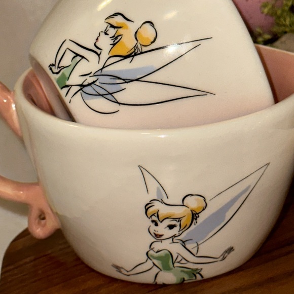 Pink Rae Dunn Disney's Tinkerbell Measuring Cup Set - Picture 4 of 5